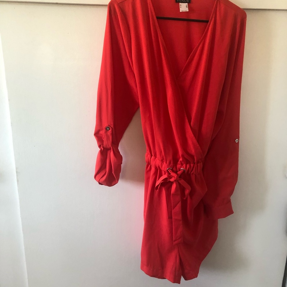 Ladies romper. Size XL Orange. Never worn. NWOT.